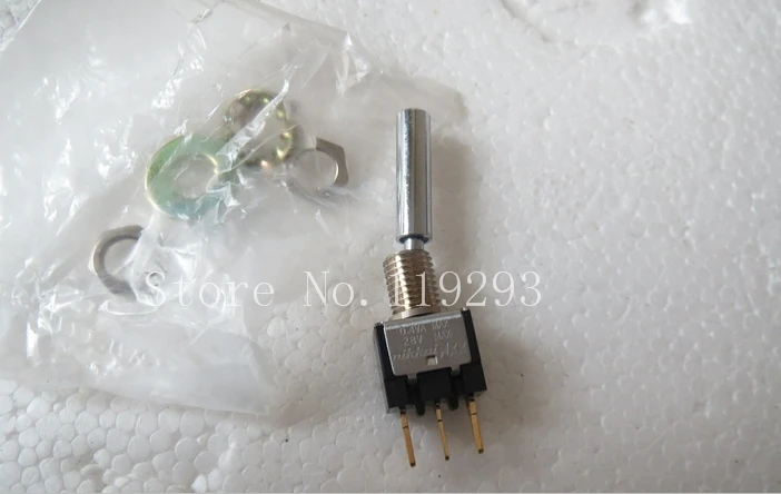 

[BELLA]Japan's NKK E-2012P gold plated toggle switch 0.4VA 28V Toggle Switch 3 feet 2 files--10PCS/LOT