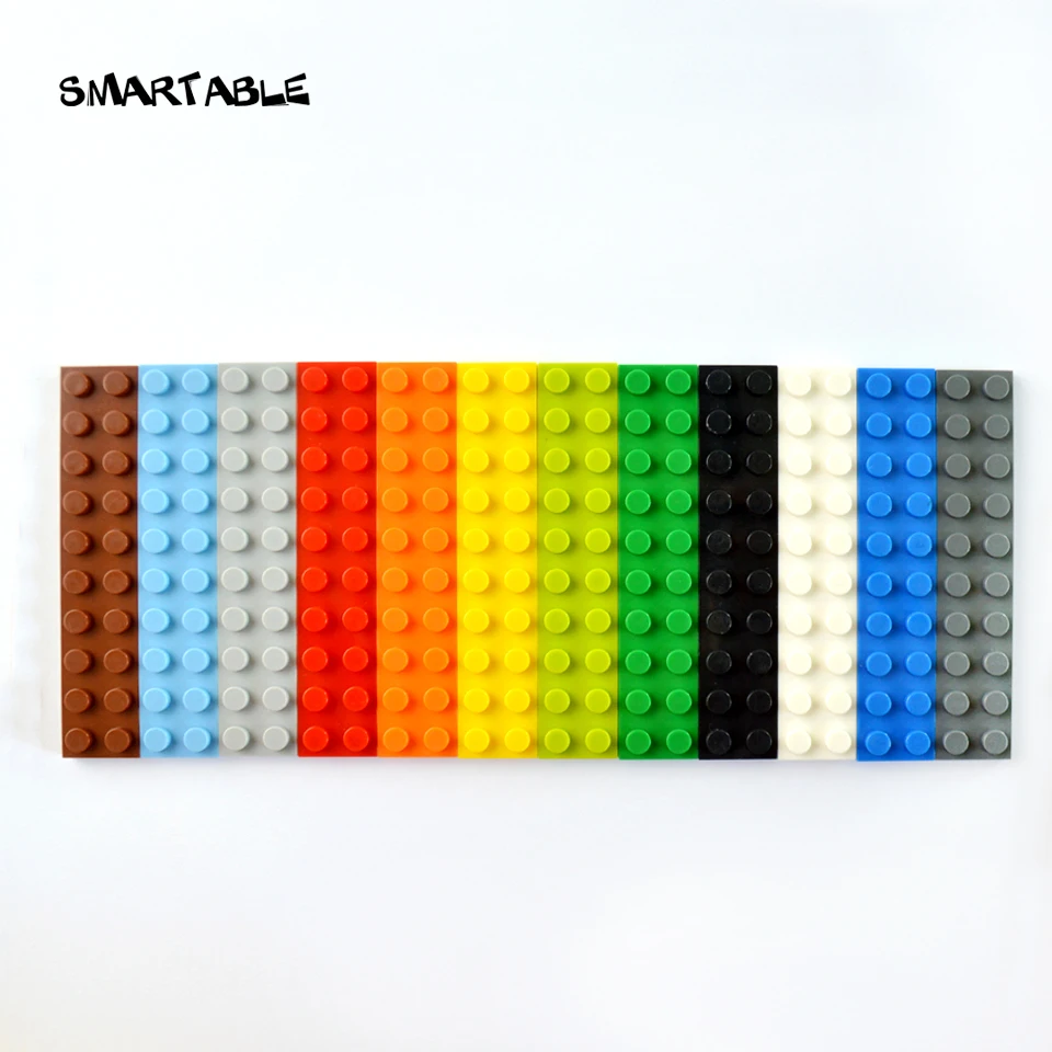 Smartable piastra 2X10 Building Blocks parti LOGO fai da te giocattoli educativi creativi compatibili principali marche 3832 MOC giocattoli 35 pz/lotto