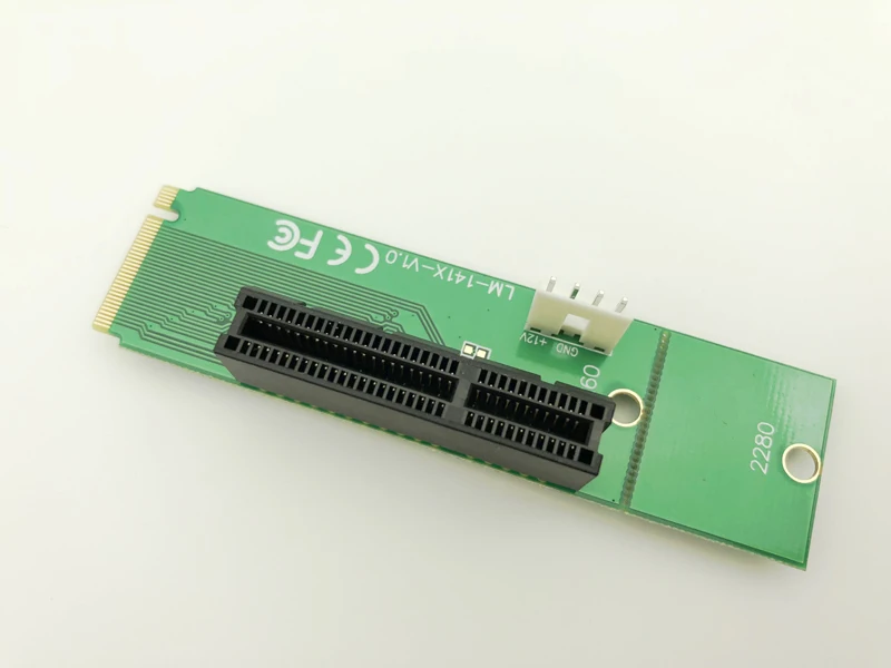 H1111Z Profession Wholesale NGFF M2 to PCI-e 4x Slot Riser Card M key M.2 SSD Port to PCI Express adapter Convertor