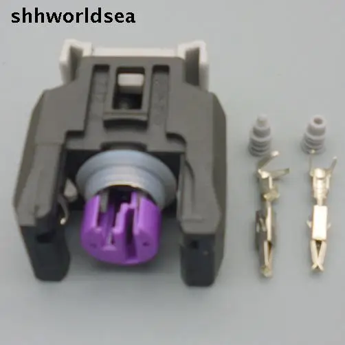 

shhworldsea 5/30/100 sets 2Pin Auto fuel spray nozzle/oil atomizer plug,Car diesel common rail injector plug connector 13816706