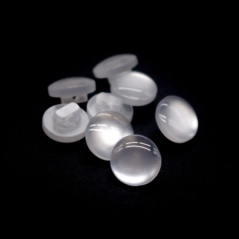 50PCs Acrylic Sewing Buttons Scrapbooking Round Shank 11mm Dia. Costura Botones Decorate bottoni botoes