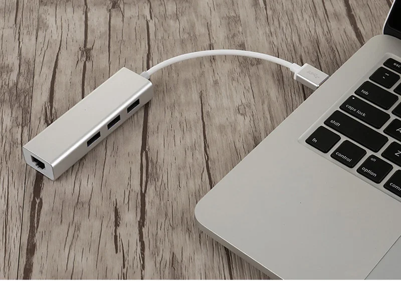 3 Ports USB 3.0 Gigabit Ethernet Lan RJ45 Network Adapter Hub to 1000Mbps For PC