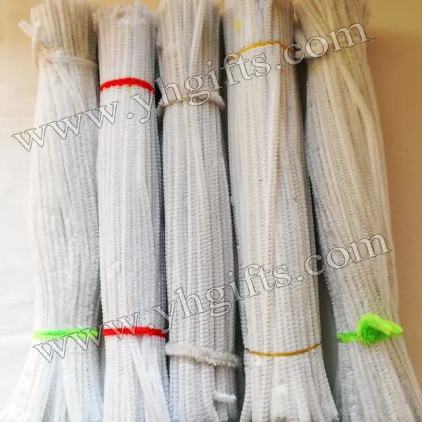 500PCS/LOT.White pipe cleaners,chenille stems pipe cleaner,Craft sticks,Craft material,DIY toys,0.6x30cm,Freeshipping.Wholesale