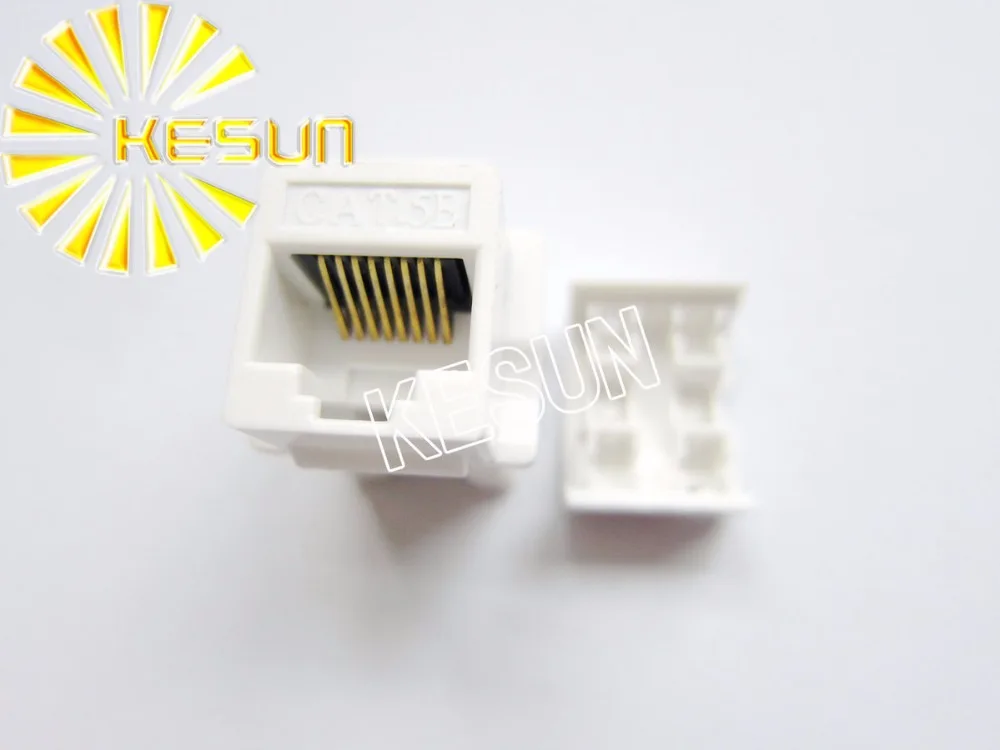 50PCS x CAT5E RJ45 Jack Female Network Module LAN Connector