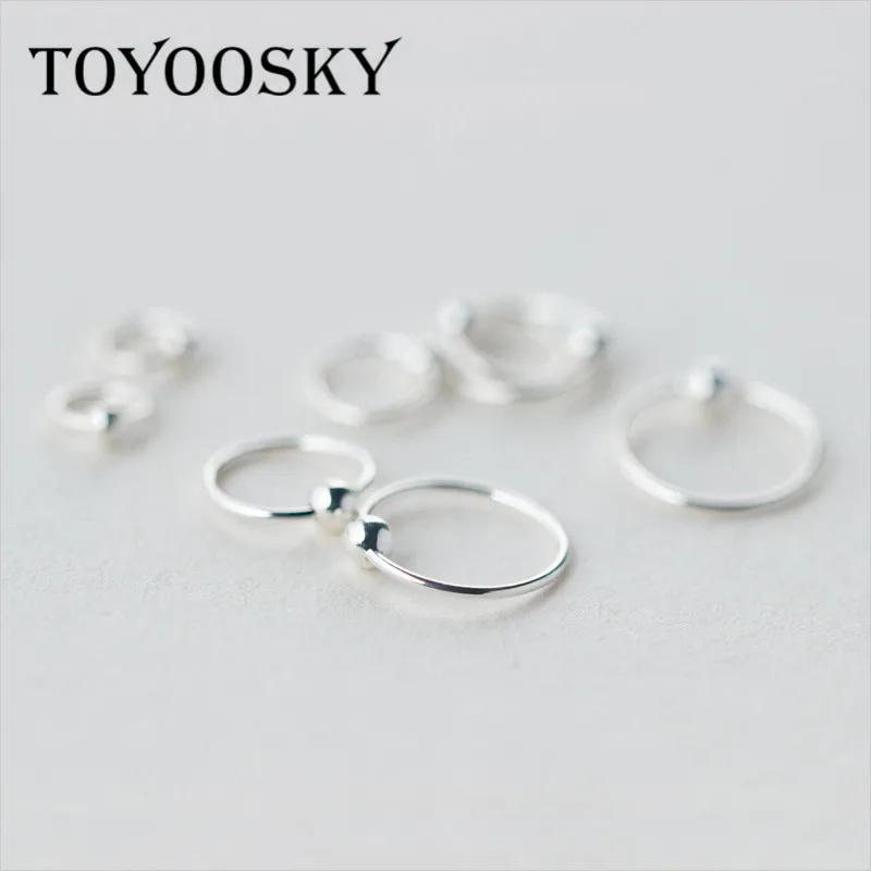 s925 Sterling Sliver Small Tiny Ball Earrings 6mm 8mm 10mm 12mm Minimalist Huggie Hoop Ear Piercing Tragus Helix Cartilage 2020