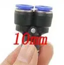 Free Shipping 100PCS/LOT Quick Push In Connector 8mm to 8mm Pneumatic Fitting