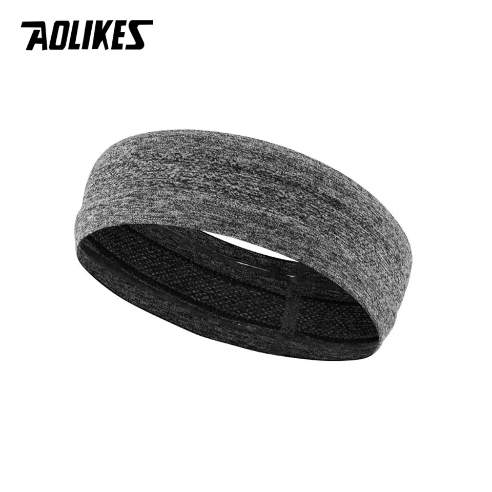 AOLIKES Professional Sweatband Sports Moisture-wicking Non slip Headband unisex breathable band for sports fitness workout