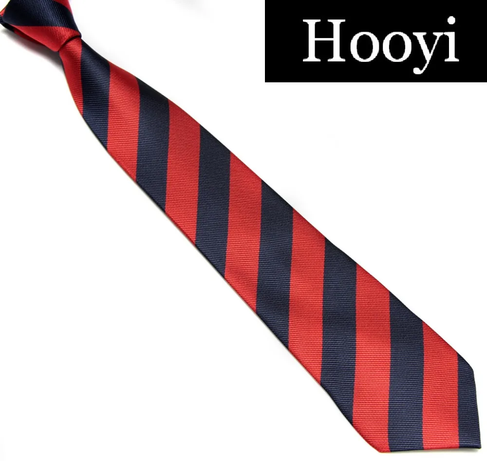 

HOOYI 2019 men's ties students neck tie striped necktie for College