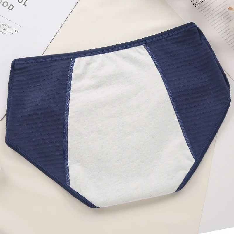 3XL Cotton Physiological Period Leak Proof Menstrual Panties Breathable Absorb a Small Amount Women Underwear