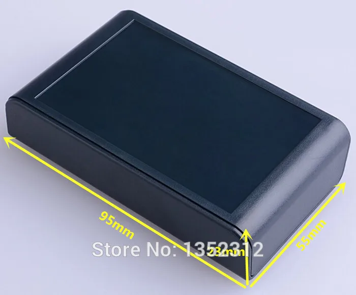 Free shipping 25 pcs/lot 95*55*23mm 6 colors plastic samll enclosure for electronic desktop instrument box DIY project box