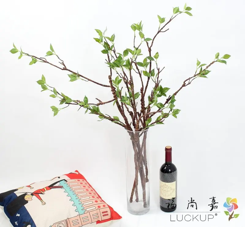 1 PCS Flexible Artificial 82 CM (32 inch) Long Stem Plastic Dried Thin Tree Branch Plant Wedding Home House Decoration F453