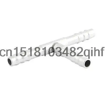 6/8/10/12/14/16/19mm T Piece Air Water Fuel Metal Hose Pipe Tube Connector Joiner for Car