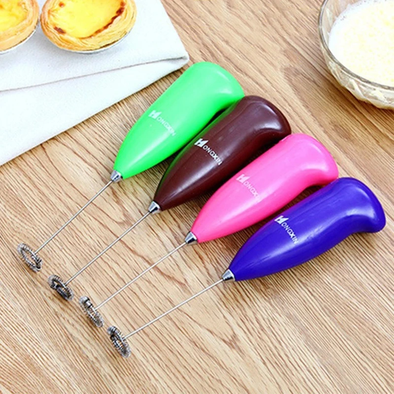 Kitchen Professional Whisk Frother Handheld Electric Mixer Mini Coffe Milk Shaker Egg Beater Handle Stirrer Practical Cook tool