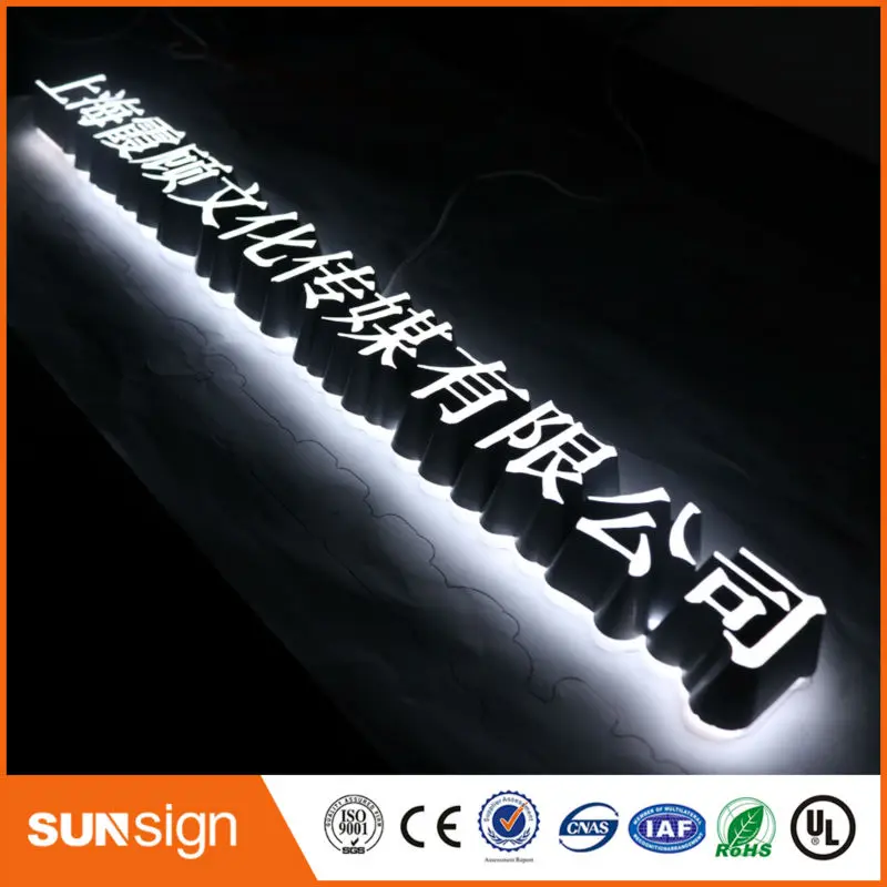 China Fabrikant Aangepaste Teken Led Verlichten Acryl Kanaal Brief