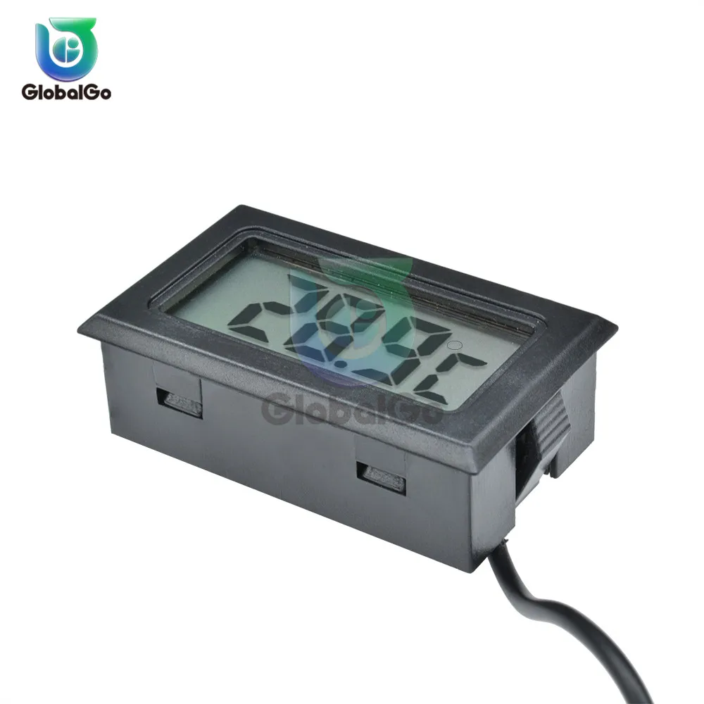 Mini Digital LCD Indoor Convenient Temperature Sensor Meter Thermometer Gauge Outdoor Fish Tank TPM-10 FY-10