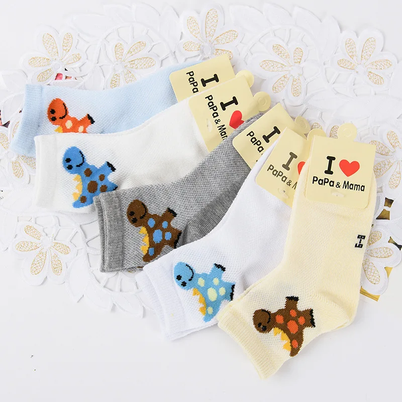 

5 pairs / lot 2016 new Spring / summer / autumn breathable cartoon children socks 2-10 boys socks kids socks