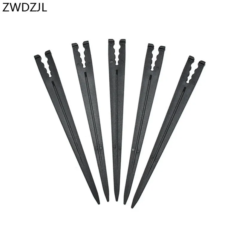 

Garden Hose Holder 4/7mm 3/5mm Nozzle Stems Holder 1/4 1/8 Spike Plastic Garden Irrigation System Hose Adapter 12pcs