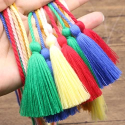 5 PCS del Cotone Multicolore Due Fringe Corda Nastro Nappe Tessili Per La Casa di Abbigliamento Pendente Artigianato FAI DA TE Materiale Della Decorazione Della Nappa