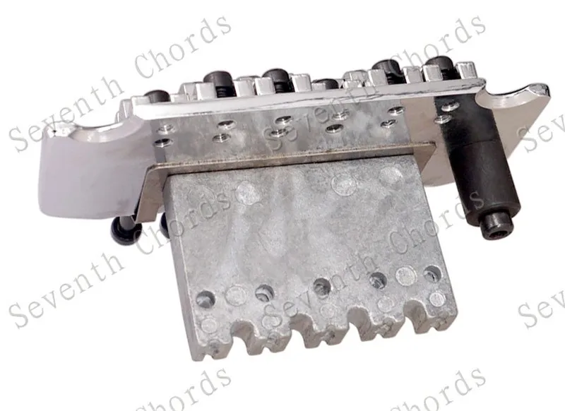 Linkshänder Silber E-Gitarre Brücke 6-saitige Brücke Musikinstrumente Zubehör Teile – Detail 4