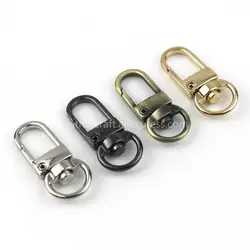 1pcs Metal Swivel Eye Snap Hook Trigger Lobster Clasps Clips for Leather Craft Bag Strap Belt Webbing Keychain