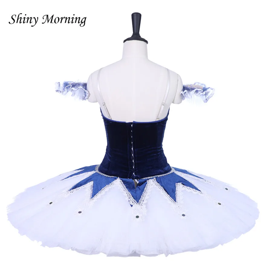 ballet costume Women Professional Ballet Tutu Adult classical Ballet dress Ballerina dance wear blue white