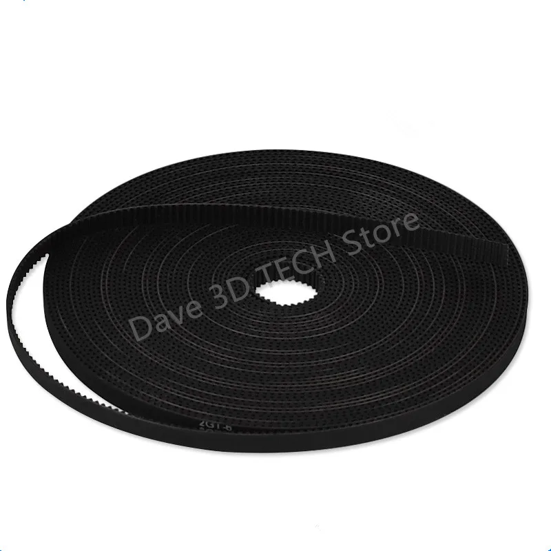 

5M 2GT-6mm PU Open Timing Belt S2M GT2 Belt For 3D Printer