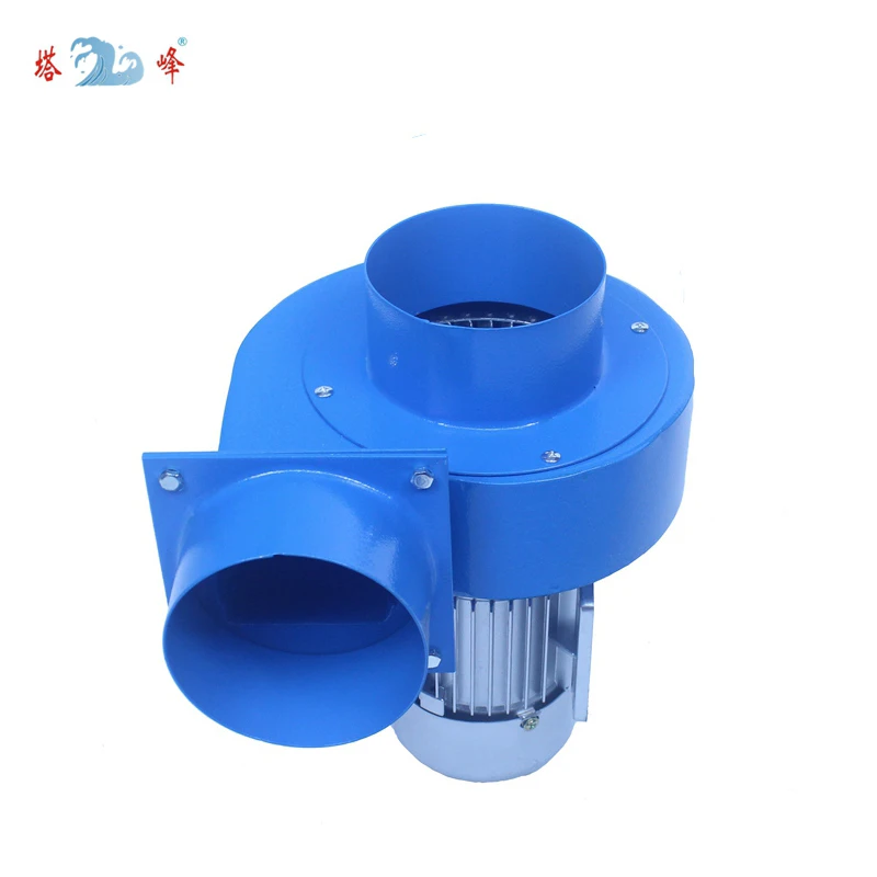 120w small powerful hot smoke suck Multi wing centrifugal fan blower 220v super high temperature resistant