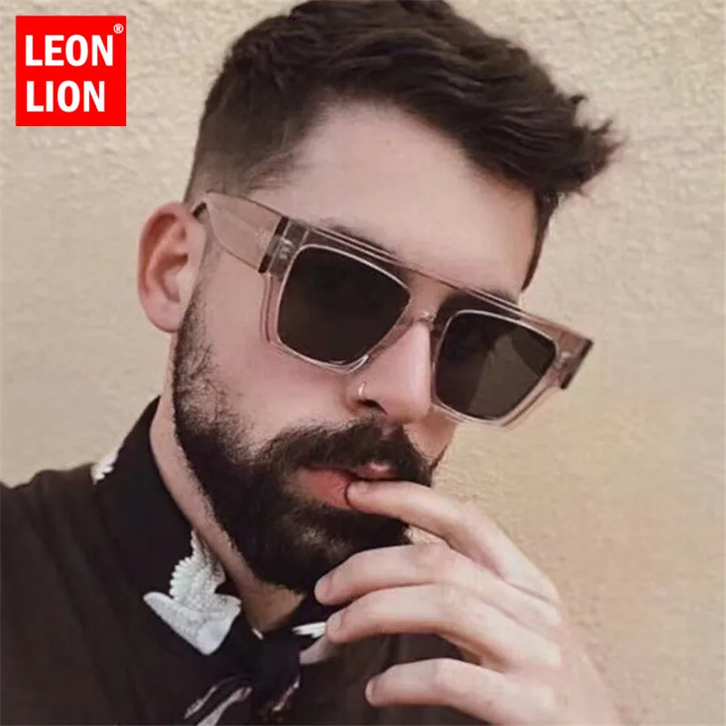 

LeonLion 2023 Luxury Classic Square Sunglasses Women Brand Designer Sun Glasses Men Outdoor Street Beat Oculos De Sol Feminino