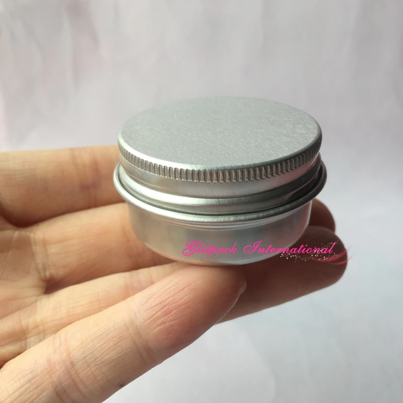 15g Aluminium Jar 10cc metall Kosmetische Verpackung Container 1/3 unze salbe creme zinn gläser 15 ml mini lip balm container probe füllen