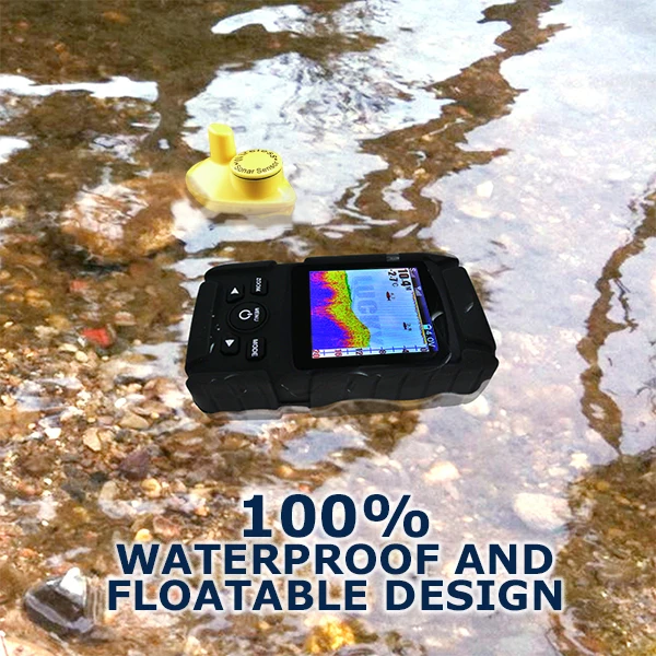 FF718Lic-W LUCKY Color Screen Fish Finder Wireless Fish Finder Rechargeable Battery 100m Operational Range Waterproof
