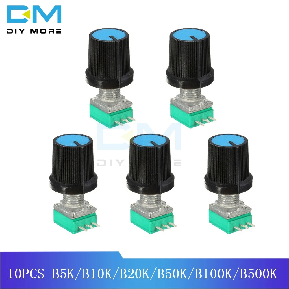 10PCS 6Mm 3 Pin Knu…