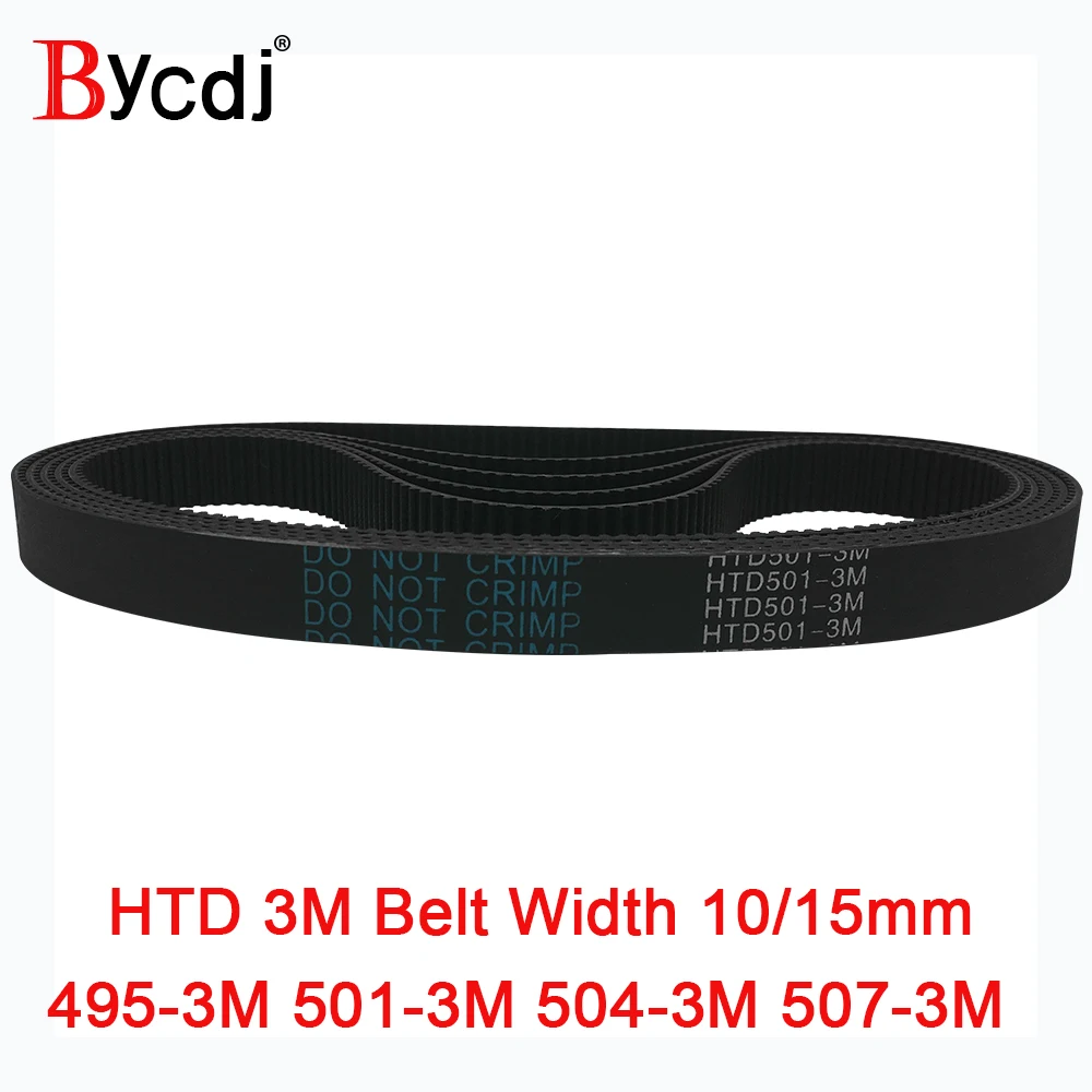 Arc HTD 3M Timing belt C=495 501 504 507 width 6-25mm Teeth165 167 168 169  HTD3M synchronous pulley 495-3M 501-3M 504-3M 507-3M