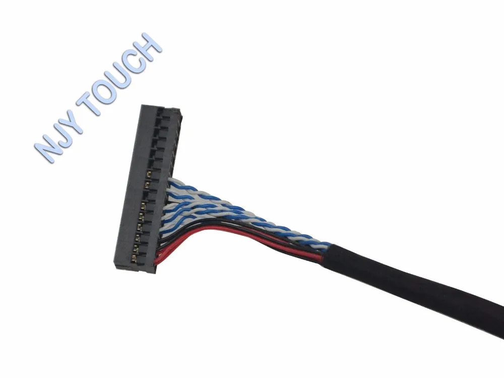 26cm FIX-D8 LVDS Cable FIX 30Pin 1ch 8bit for 18.5 inch 1366x768 8-bit LCD Panel 18.5