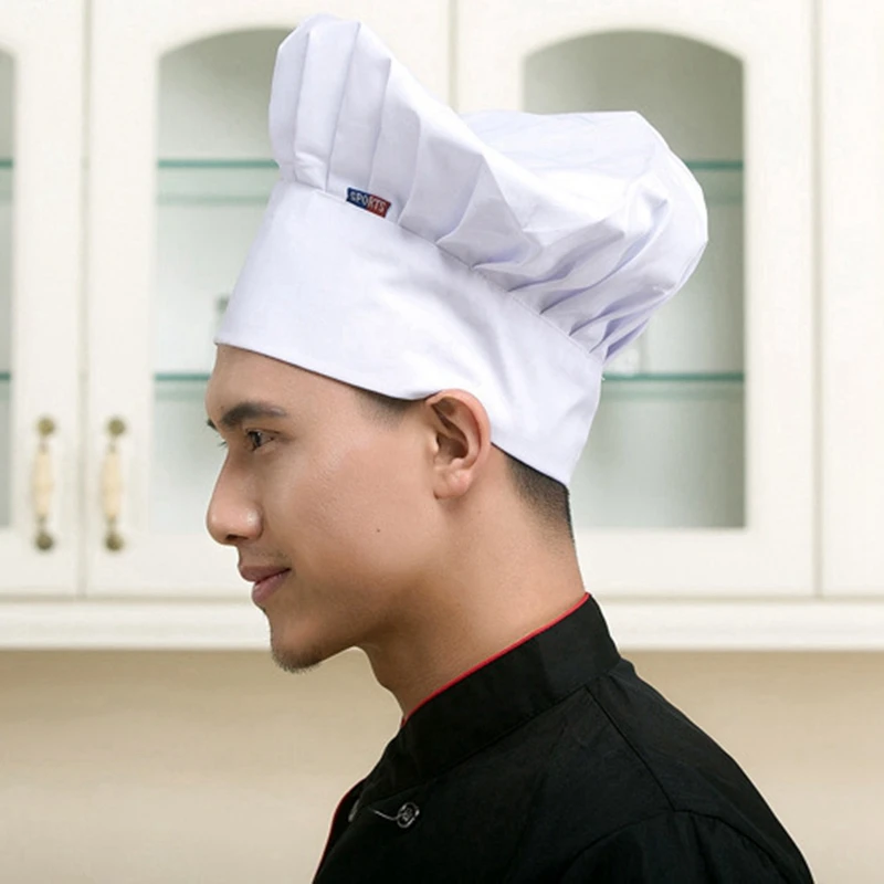 ใหม่มาถึงโรงแรม Waiter หมวกทำอาหาร BBQ เห็ด Chef Hats ร้านอาหาร Chef ครัว Workwear หมวกอาหารบริการอุปกรณ์เสริม