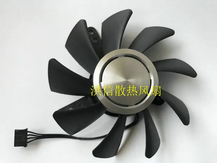 Forcecon DFB802012M00T AC03 DC 12V 0.40A Dia. 73mm C.T.C 56x48mm 4-Wire Server Frameless Fan