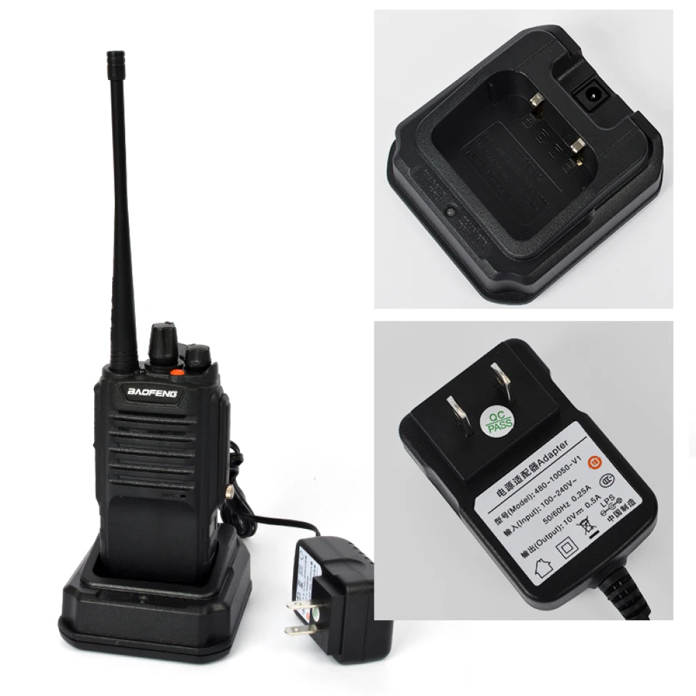 Baofeng-walkie-talkie de alta potência, 2 peças, comunicador profissional, rádio, uhf, longo alcance, 10 km