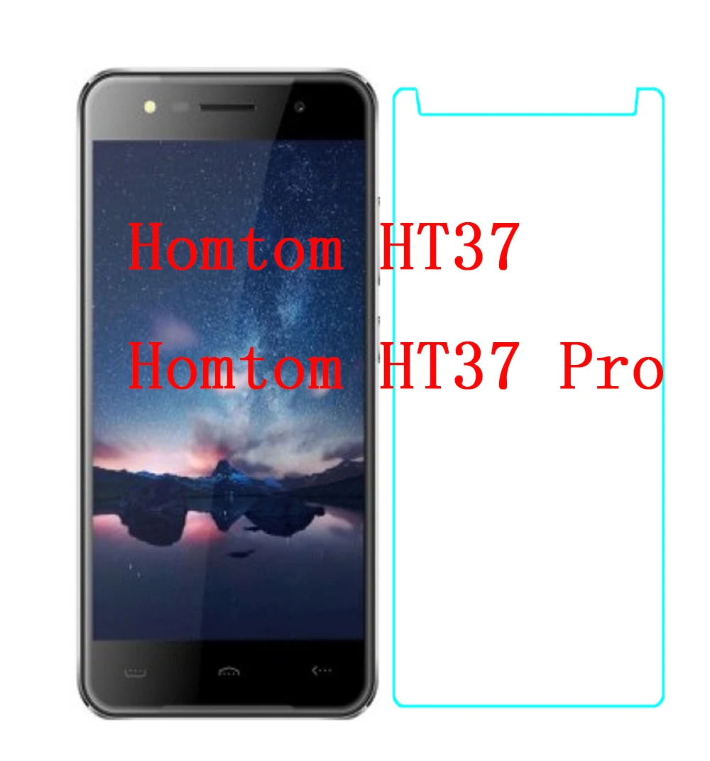 Premium Tempered Glass For Homtom HT37 Pro Screen Protector 9H Toughened Protective Film Phone Protective FOR Homtom HT37 HT 37