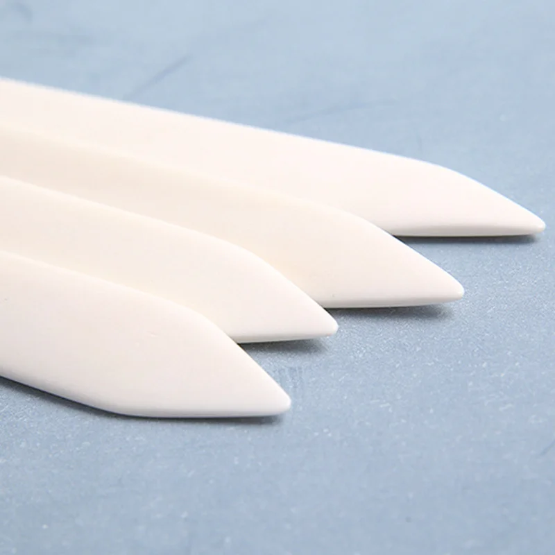 6inch/15cm Natural Bone Folder Durable White Trimmer for Scoring Folding Paper Leather DIY Craft Crease Tool 15cm*2cm