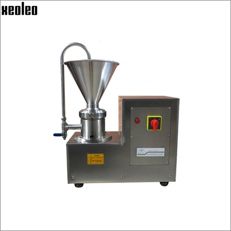 

XEOLEO 750W Commercial Colloid Mill Machine Peanut Butter Machine Soybean Maker Refining Machine Grinding Sesame/Walnuts