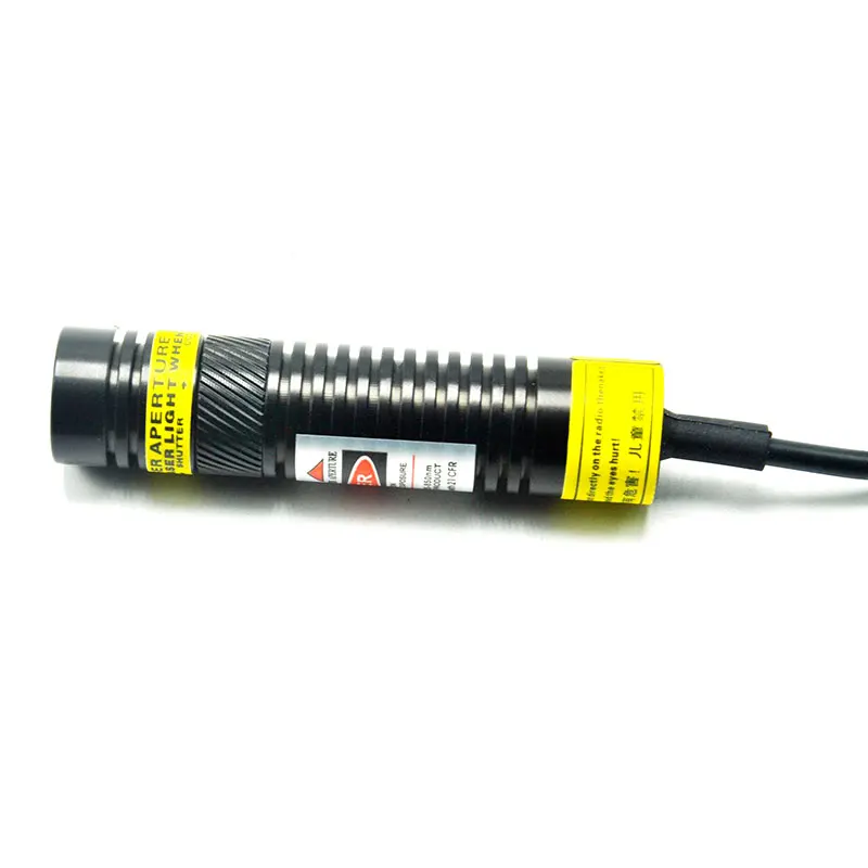 Focusable Dot/Line/Cross Red Laser Module 650nm 50mW Laser Lighting 16mmx68mm with US/EU/UK/AU 5V 1A Adapter