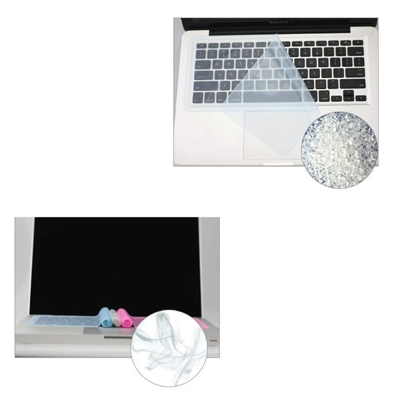 SR Waterproof General Laptop Keyboard Skin Film Cover Universal Silicone 14 inch 13.5*31.7 CM Keyboard Protective Film