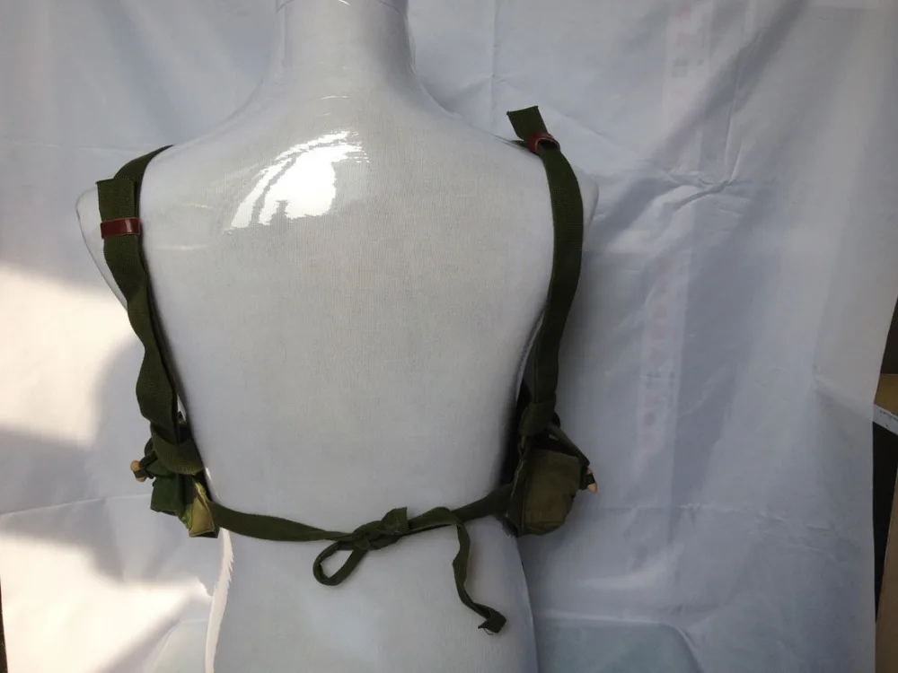 Original Vietnam War Chinese Type 56 AK Chest Rig Ammo Pouch- CN004