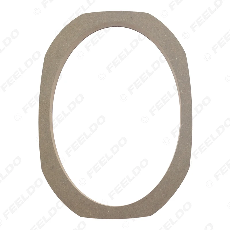FEELDO 2pcs/set 6x9 Universal Car/Bus/Boat Stereo Speaker Spacer Wooden Rings Bracket Holder Adapter Speaker Pads #6080