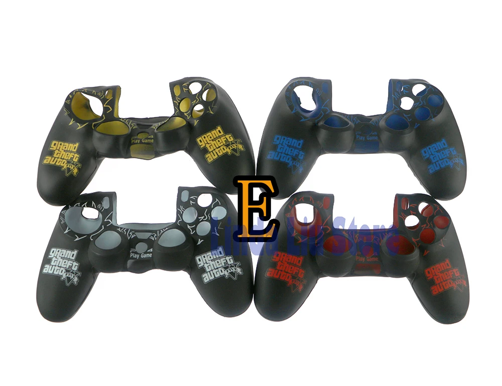 Nuovo design Custodia protettiva in silicone Custodia protettiva per controller PS4 Custodia in gomma gel per joystick per PS4 slim pro ChengChengDianWan