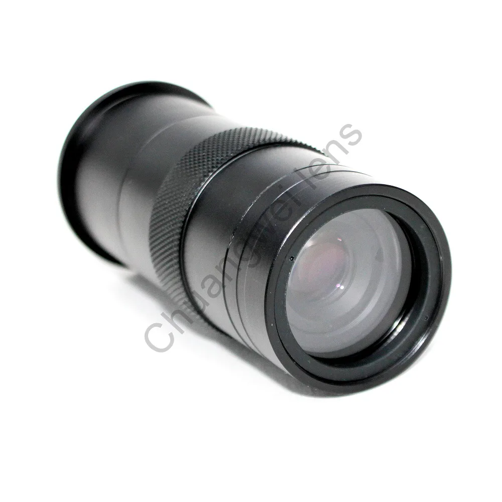 100X Zoom Lens C/CS Mount Lens Glass Magnification Eyepiece For VGA HDMI USB CCD CMOS Industry Video Microscope Camera