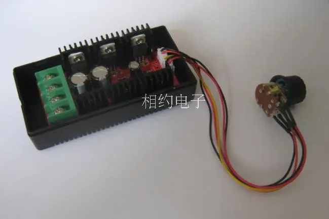 

Free Shipping 12V 24V 48V 2000W MAX 10-50V 40A PWM HHO DC Motor Speed Control RC Controller