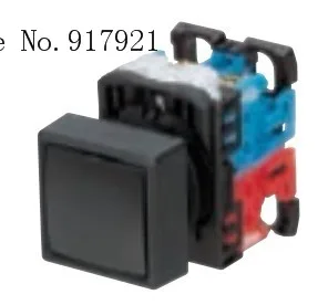 [ZOB] AR22F0S Japan fuji Fuji button switch AR22F5S imported 22mm square base flat head self-locking switch --10pcs/lot