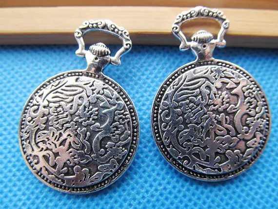 Imagem -04 - Vintage Pocket Ver Base Setting Pingente Charme Finding Cabochão Bandeja Cameo Moldura Prata Antiga Bronze 20 mm 100 Pcs Cores