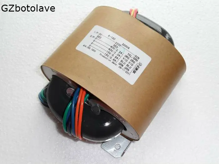 220V 200W R Core Transformer Output:24V+24V 15V+15V