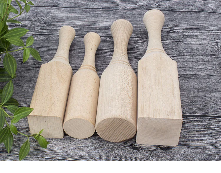 Wood carver's mallet hammer carpenter wooden hammer woodworking Tool Solid beech wood turned mallet